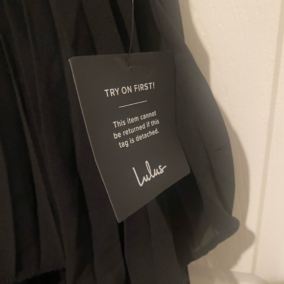 LULUS SERIOUSLY SENSATIONAL BLACK STRAPLESS MAXI DRESS NWT - Picture 10 of 15